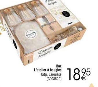 Box L'atelier a bougies