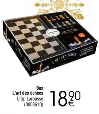 Cora Box L'art des echecs aanbieding