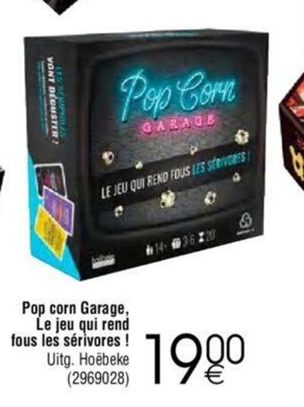 Cora Pop corn Garage, Le jeu qui rend fous les serivores ! aanbieding