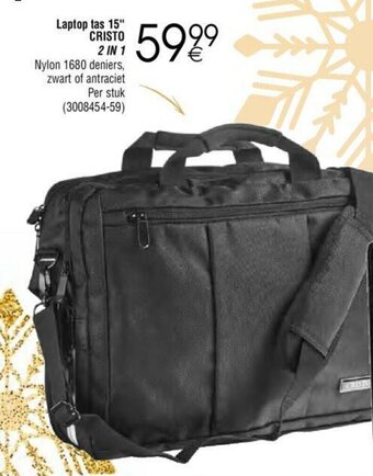 Cora Laptop tas 15" Cristo 2 in 1 aanbieding