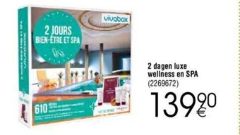 Cora 2 dagen luxe wellness en Spa aanbieding
