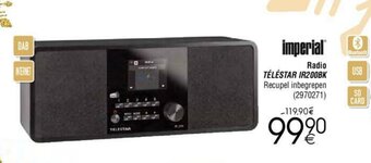 Cora Imperial Radio Telestar IR200BK aanbieding