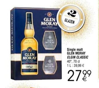 Single malt glen moray elgin classic