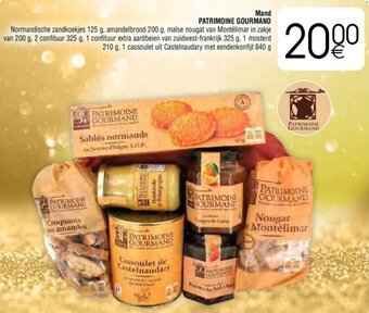 Cora Mand Patrimoine gourmand aanbieding