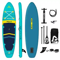 Decathlon AIRGLISS MOON 11.0 INLATBARE PADDLE VOOR MAXIMAAL 2 PERSONEN (max. 170kg) aanbieding