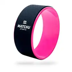 Decathlon Yoga Wiel Roze - Anti Slip Ø 33 cm aanbieding