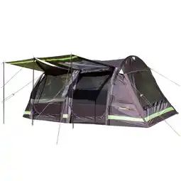 Decathlon Tunneltent Solheim 4 Protect - Campingtent 4 pers - UPF 50+ - Ingenaaide Vloer aanbieding