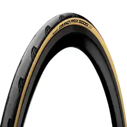 Decathlon Buitenband Grand Prix 5000 700 x 25C Zwart/Crème aanbieding
