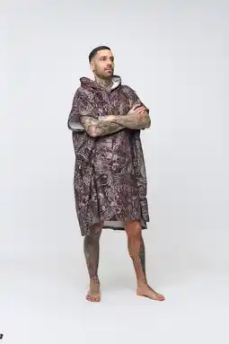 Decathlon Poncho Nightmare - Black aanbieding