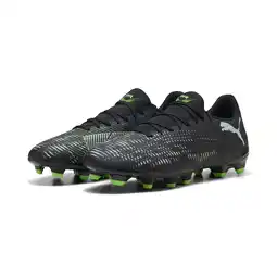 Decathlon FUTURE 8 PLAY FG/AG voetbalschoenen PUMA Black Cool Light Gray Fluo Green aanbieding