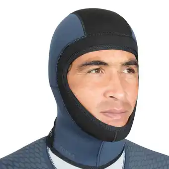 Decathlon Duikkap voor heren neopreen 7 mm SCD zwart aanbieding