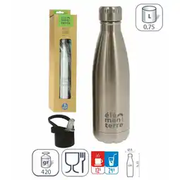 Decathlon Isothermische Drinkfles Élémenterre Kaktus aanbieding