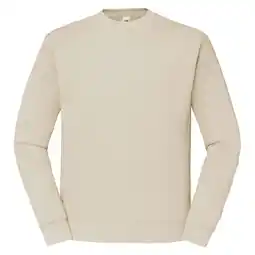 Decathlon Uniseks Klassiek Ingelegd Sweatshirt voor Volwassenen (Natuurlijk) aanbieding