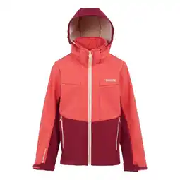 Decathlon Kinder/Kids Haydenbury II Soft Shell Jas (Rood Hemeltje/Rumba Rood) aanbieding