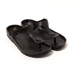 Decathlon Unisex strand sandalen Brasileras Zwart met rubberen zool aanbieding