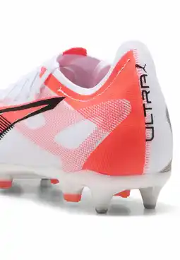 Decathlon ULTRA 5 MATCH MxSG voetbalschoenen PUMA White Black Glowing Red aanbieding