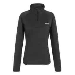 Decathlon Dames Yonder II Half Zip Fleece Top (Zwart) aanbieding