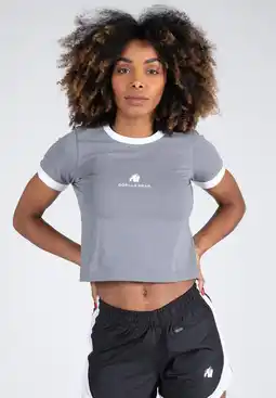 Decathlon New Orleans Cropped T-Shirt - Grijs aanbieding