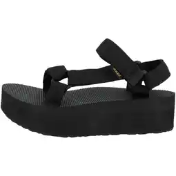 Decathlon Sandalen Teva Model W Flatform Univers Kleur Zwart aanbieding