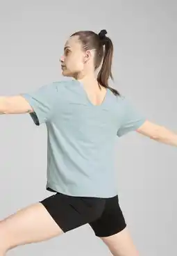 Decathlon MOVE CLOUDSPUN T-shirt met losse pasvorm voor dames PUMA Modern Mint Green aanbieding
