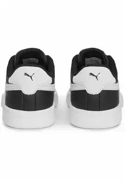 Decathlon Smash 3.0 leren sneakers voor jongeren PUMA Black White aanbieding