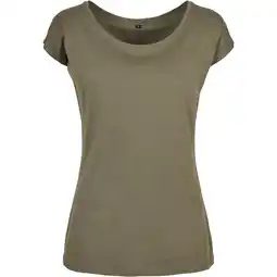 Decathlon Dames Tshirt met wijde hals (Olijf) aanbieding