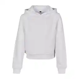 Decathlon Meisjes Crop Hoodie (Wit) aanbieding