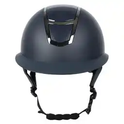 Decathlon Harry's Horse Paardrijcap Mont Blanc Glossy - Navy aanbieding