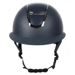 Decathlon Harry's Horse Paardrijcap Mont Blanc Glossy - Navy aanbieding