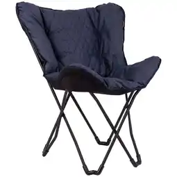Decathlon Bo-Camp Industrial collection Vlinderstoel Himrod Cationic Blauw aanbieding