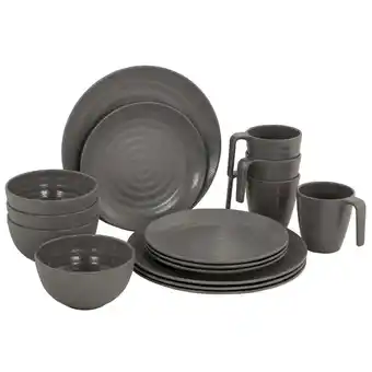 Decathlon Melamine servies 16-delige camping reis picknick borden aanbieding