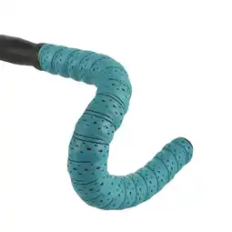 Decathlon Supreme Pro Kunststuurlint - Turquoise/Zwart aanbieding