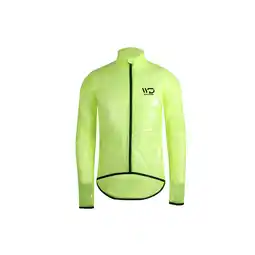 Decathlon GEEL fietsregenjack aanbieding