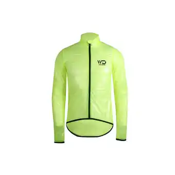 Decathlon GEEL fietsregenjack aanbieding