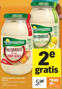 Albert Heijn Vandemoortele mayonaise aanbieding