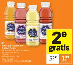 Albert Heijn Sourcy Vitaminwater aanbieding