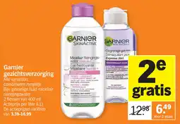 Albert Heijn Garnier gezichtsverzorging aanbieding