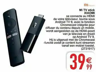 Cora Mi tv stick xiaomi aanbieding