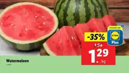 Lidl Watermeloen aanbieding