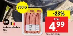 Lidl Varkenschipolata XXL aanbieding