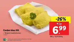 Lidl Cordon bleu XXL aanbieding
