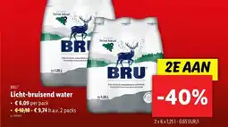 Lidl Bru Licht bruisend water aanbieding