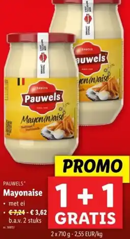 Lidl Pauwels Mayonnaise aanbieding