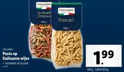 Lidl Italiamo Pasta op Italiaanse wijze aanbieding