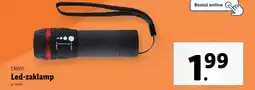 Lidl Crivit Led Zaklamp aanbieding