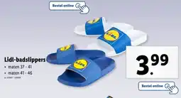 Lidl Lidl Badslippers aanbieding