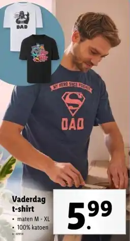 Lidl Vaderdag T-Shirt aanbieding