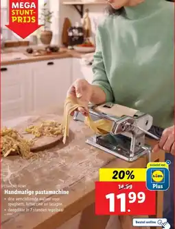 Lidl Livarno Home Handmatige pastamachine aanbieding