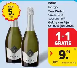 Carrefour Italië Borgo San Pietro aanbieding
