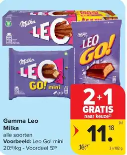 Carrefour Gamma Leo Milka aanbieding